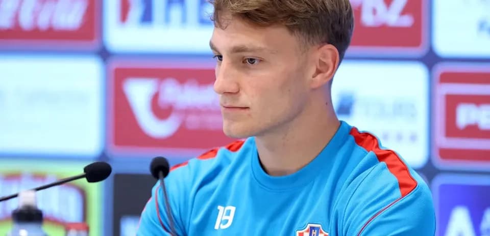 Jugador de Croacia en conferencia de prensa