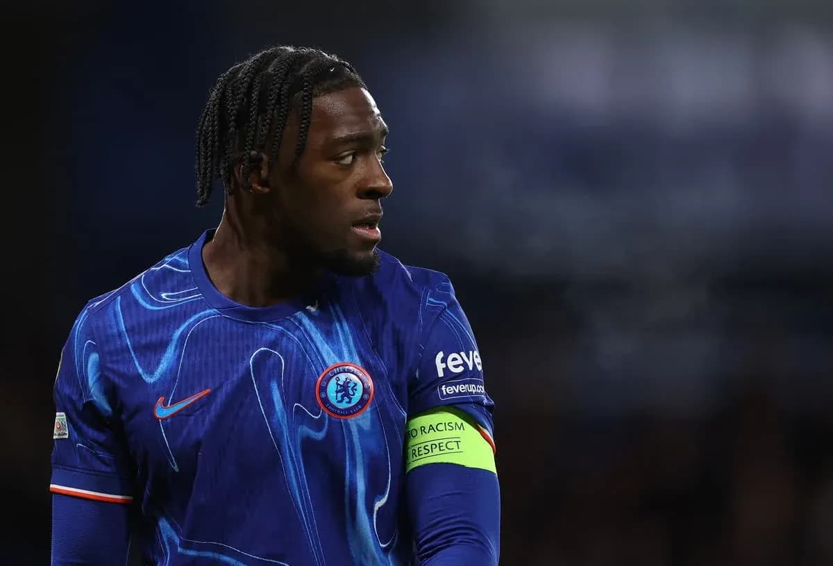 Jugador de Chelsea en acción durante el partido