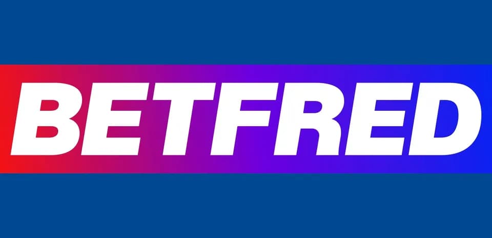 Logo de Betfred sobre fondo azul