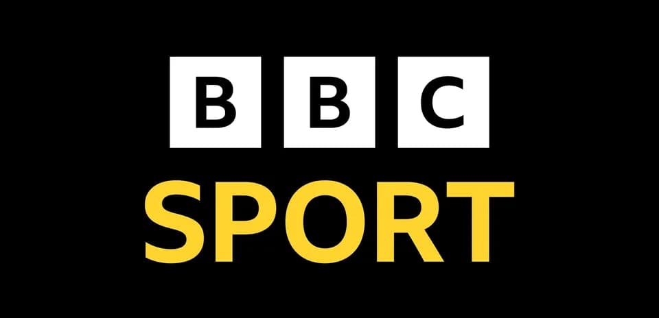 Logotipo de BBC Sport en fondo negro