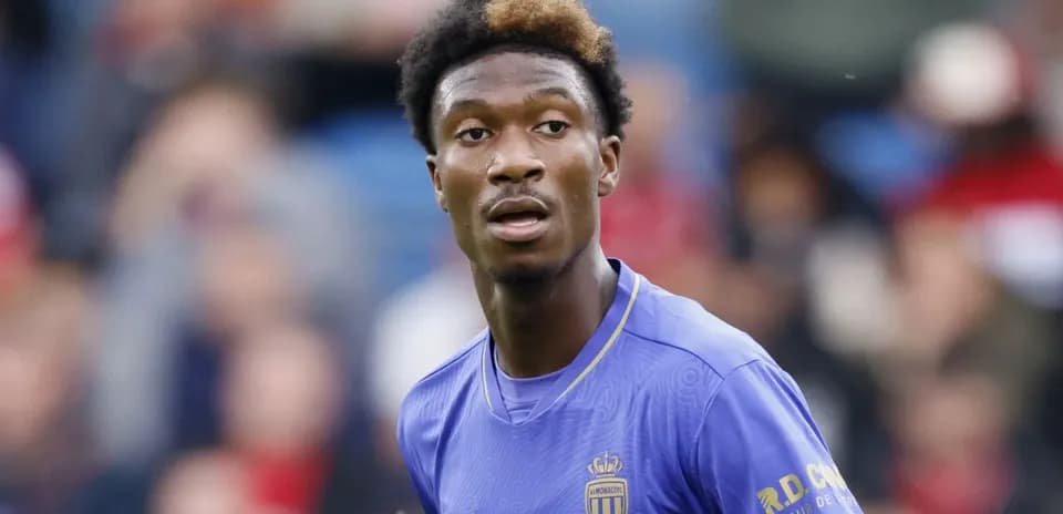 Jugador de AS Monaco en acción durante el partido