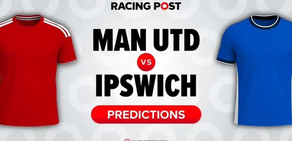 Camisetas de Man Utd e Ipswich para predicciones