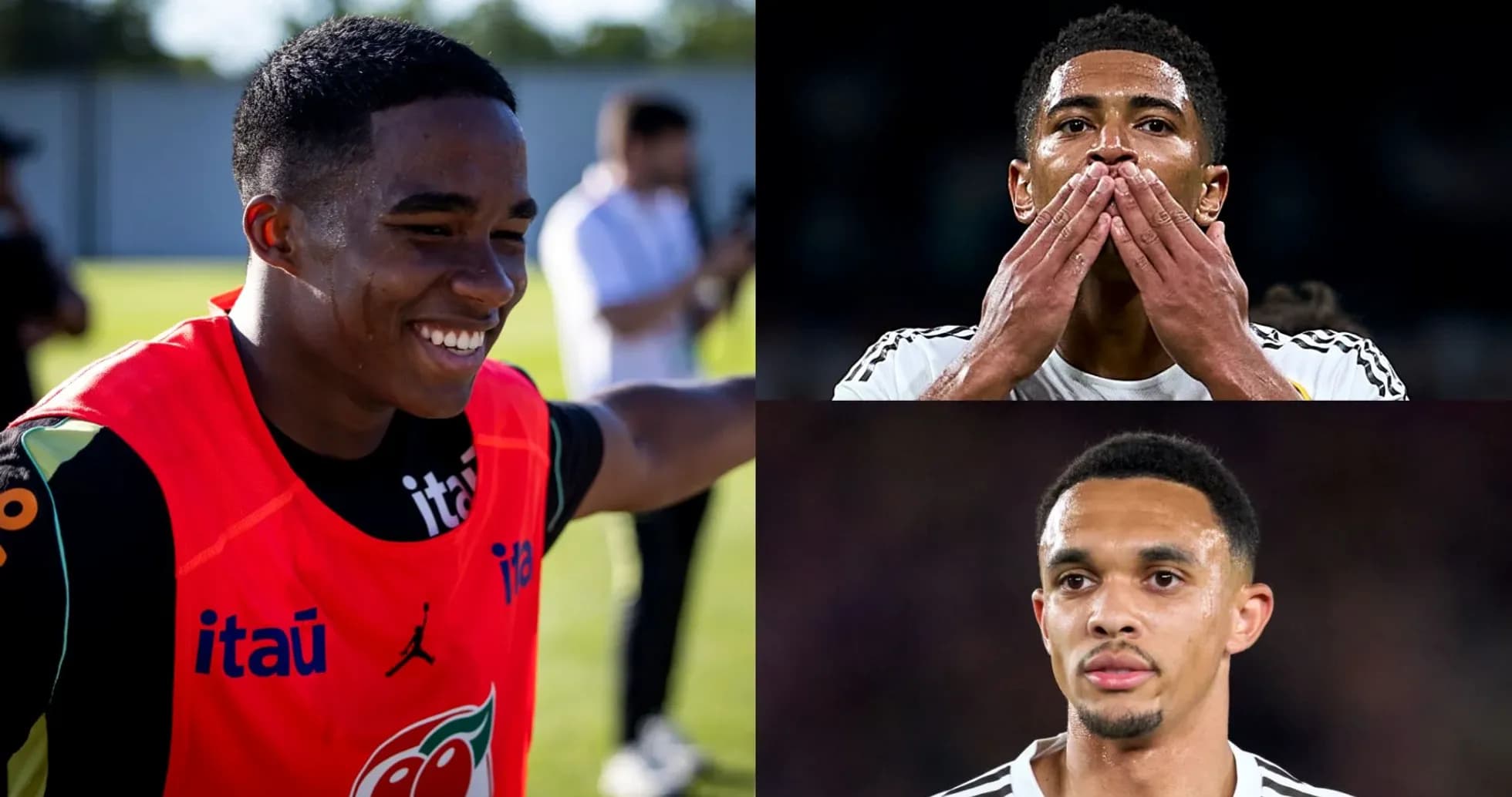 Jugadores de fútbol en diferentes momentos de juego