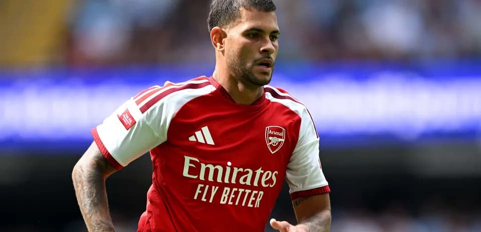 Jugador de Arsenal durante el partido