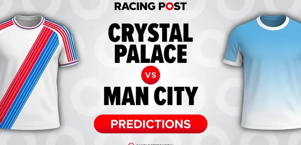 Camisetas de Crystal Palace y Man City con predicciones