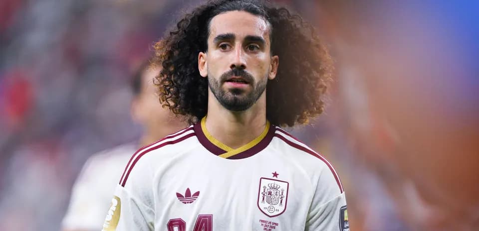 Jugador de España en el campo durante el partido