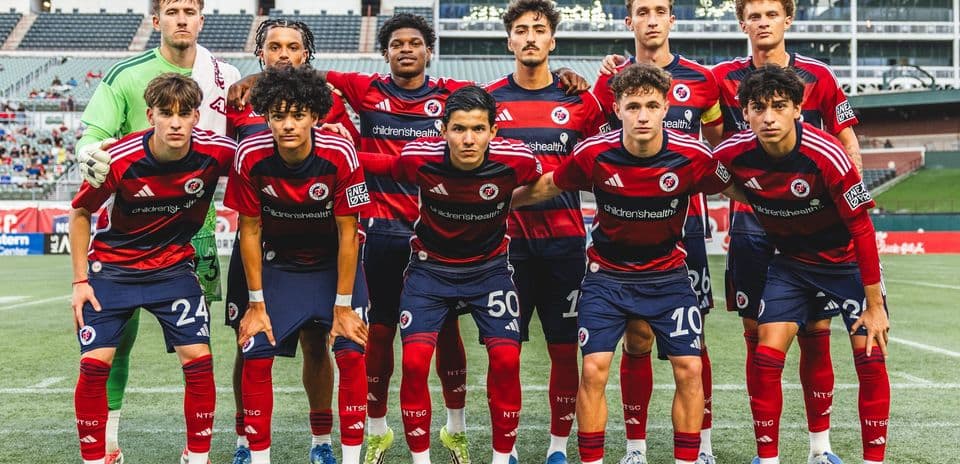 Equipo de North Texas en formación