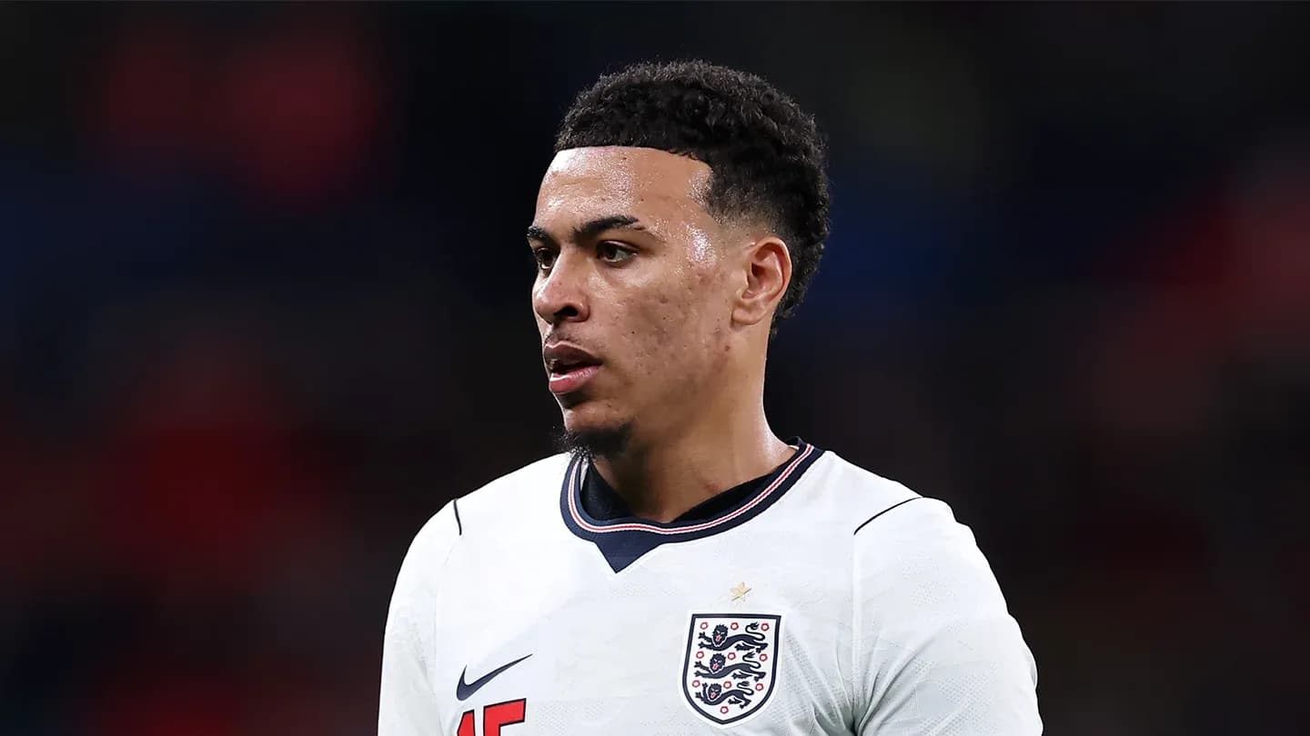 Jugador de Inglaterra en partido internacional