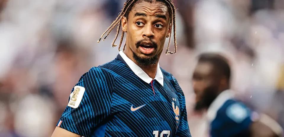Jugador de Francia en acción durante un partido
