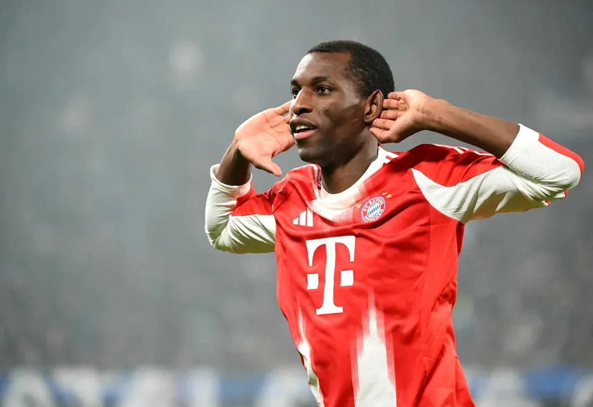 Jugador de Bayern Múnich celebrando un gol