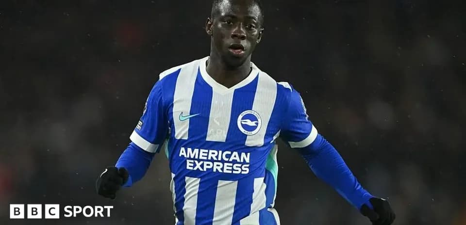 Jugador de Brighton celebrando durante un partido