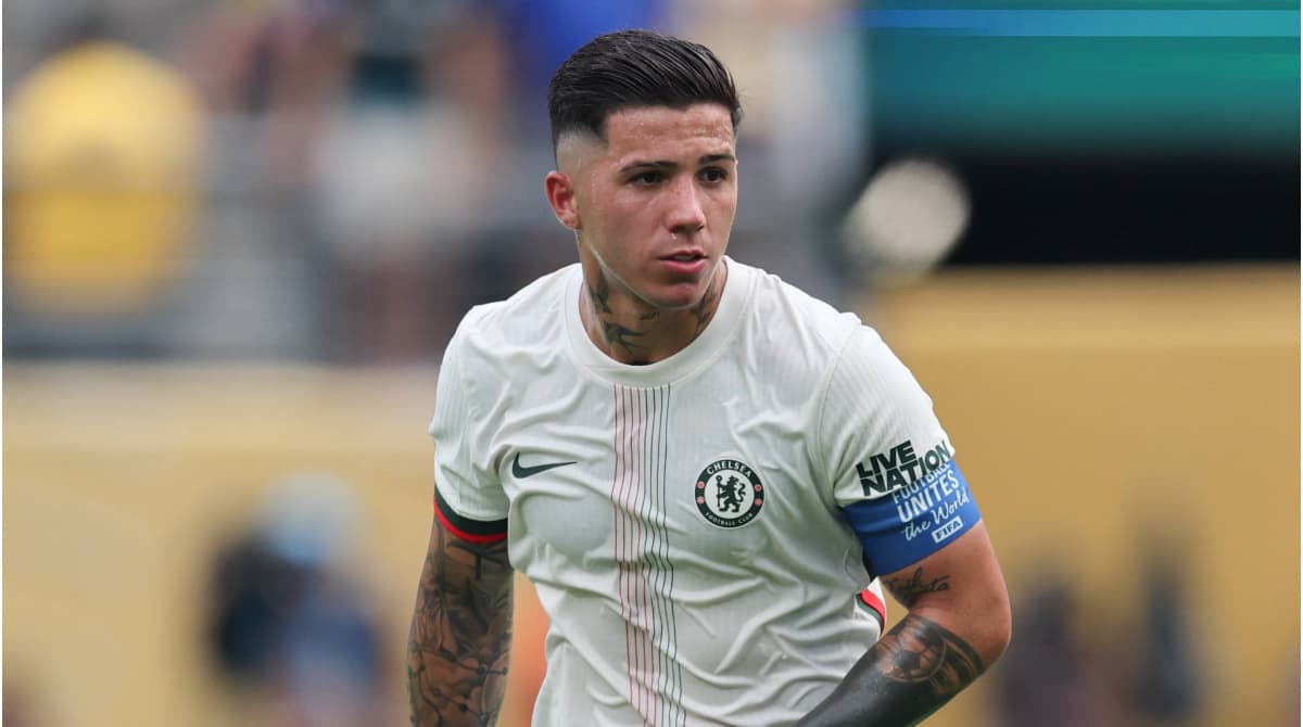 Jugador de Chelsea en acción durante el partido