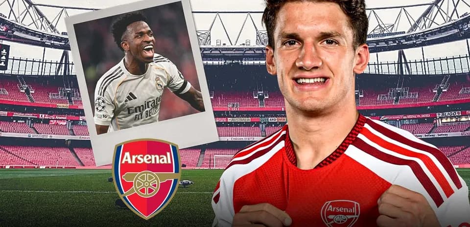 Jugadores de Arsenal y Real Madrid en el Emirates Stadium