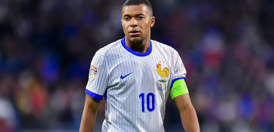 Jugador con camiseta de Francia durante el partido