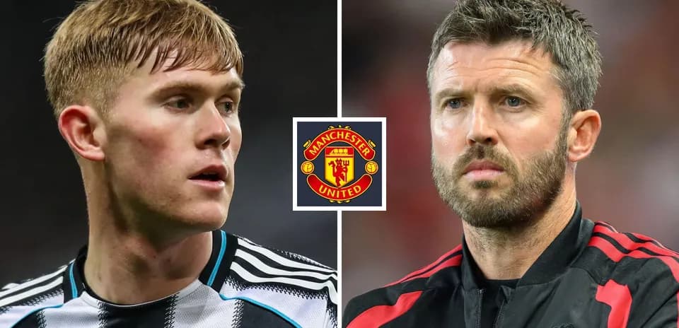 Jugadores de Newcastle y Manchester United en imagen