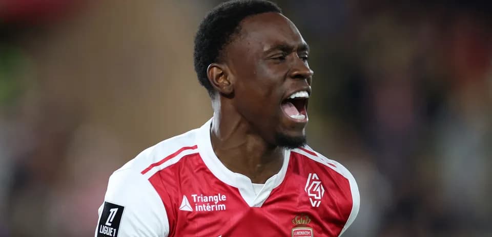 Jugador de AS Monaco celebrando un gol