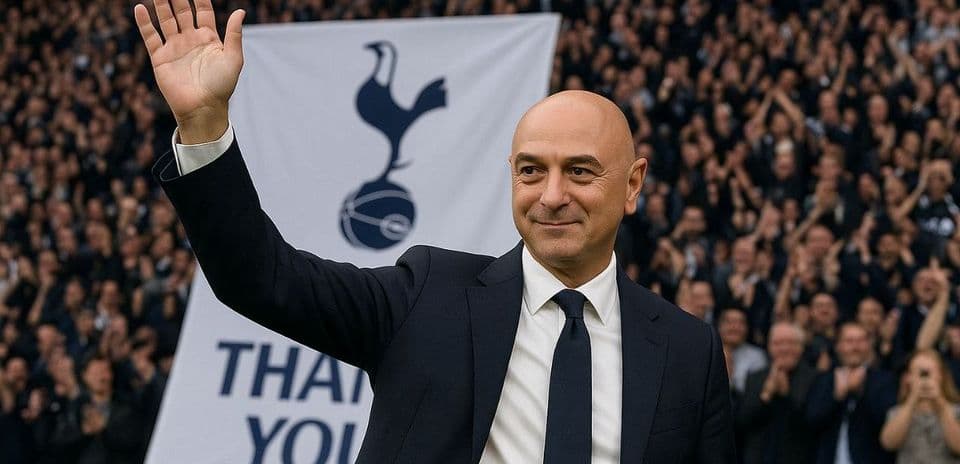 Hombre saludando en evento de Tottenham Hotspur