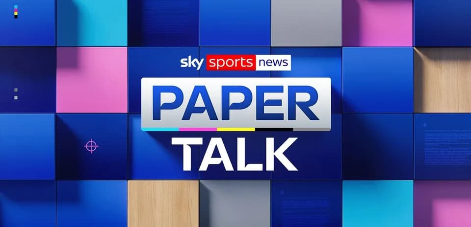 Logotipo de Sky Sports News con fondo de colores