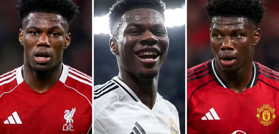 Tres imágenes de un jugador con diferentes camisetas