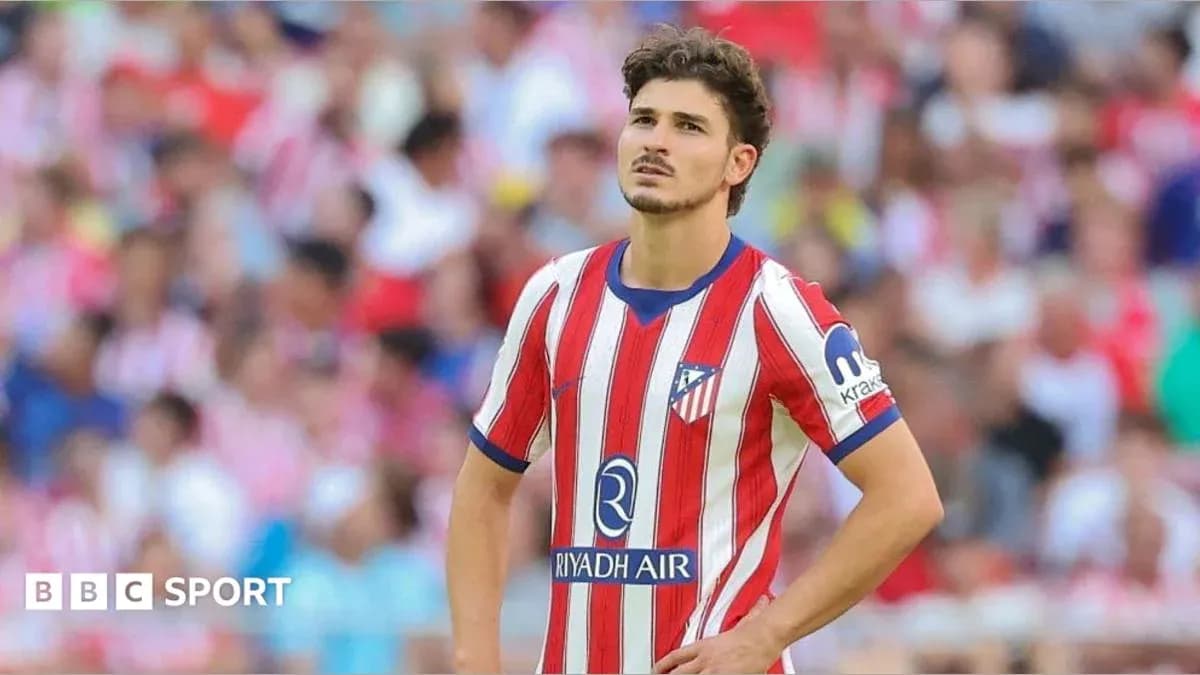 Jugador de Atlético de Madrid en el campo