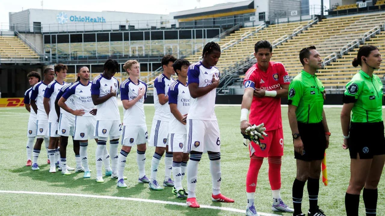 Jugadores de Orlando City II en la alineación Jugadores de Orlando City II en la alineación