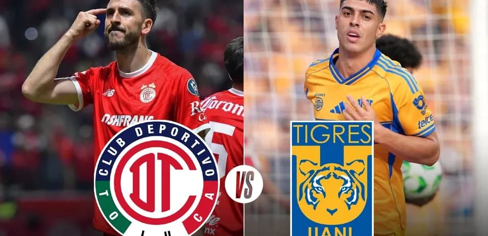 Toluca contra Tigres UANL en la Champions