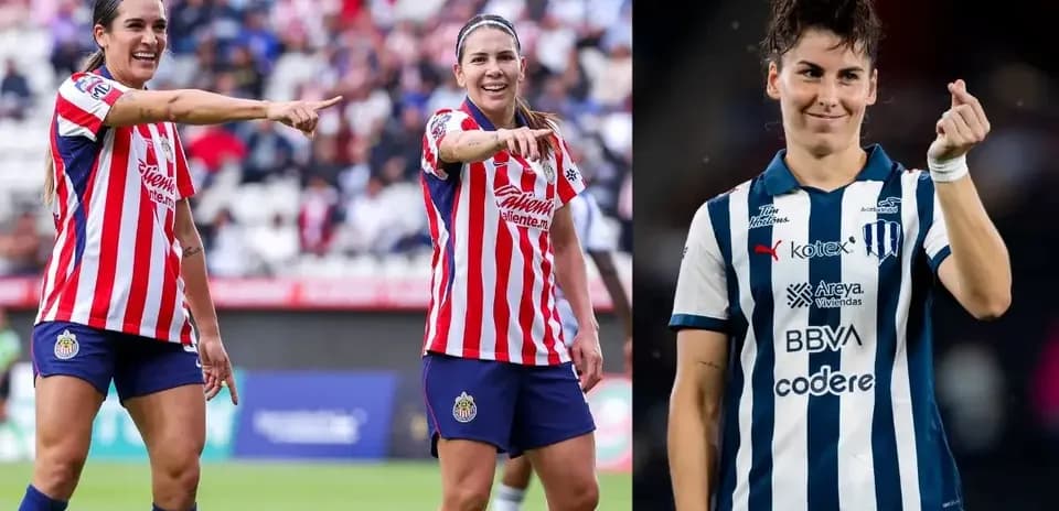 Jugadoras de Guadalajara y Monterrey celebrando