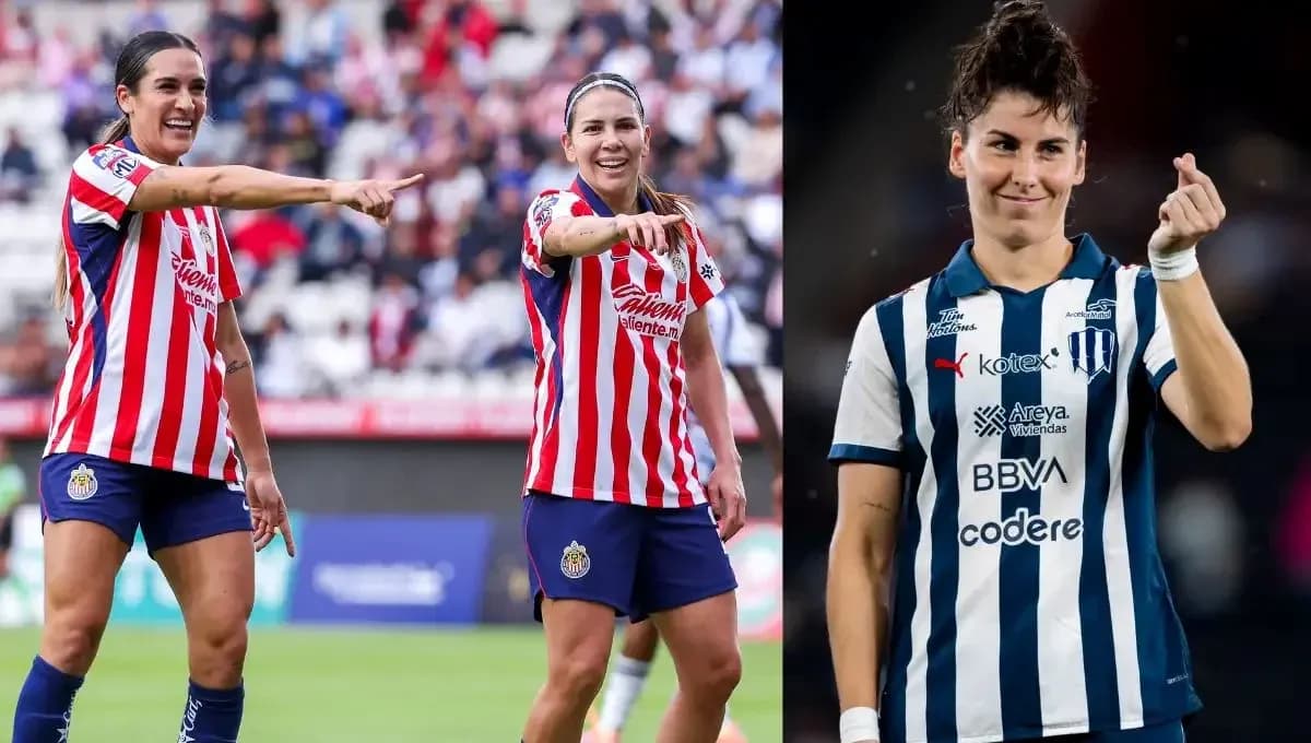 Jugadoras de Guadalajara y Monterrey celebrando