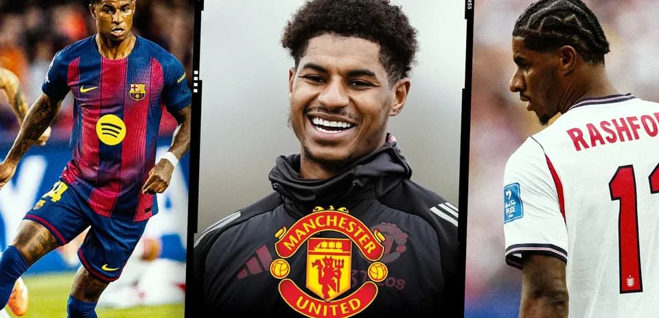 Jugadores de fútbol de Manchester United y Barcelona