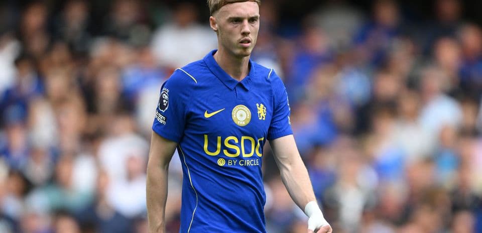 Jugador de Chelsea en campo durante el partido