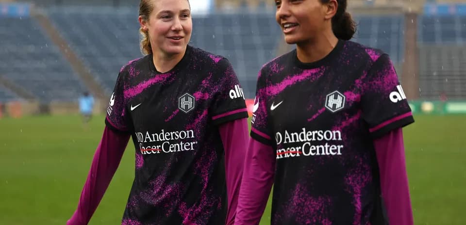 Jugadoras de Houston Dash en el campo