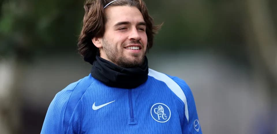Jugador de Chelsea FC durante sesión de entrenamiento