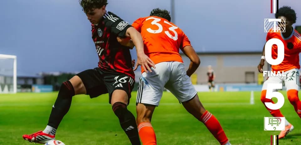 Jugador del Portland Timbers II contra Houston Dynamo FC II