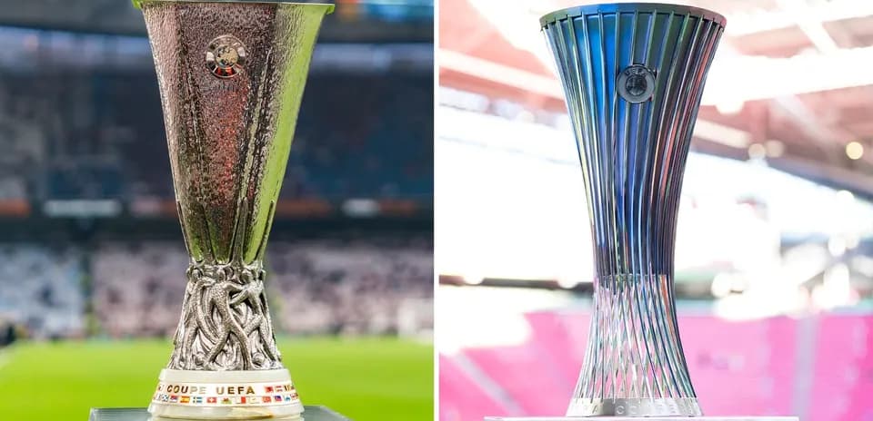 Trofeos de la UEFA Europa League y UEFA Conference League