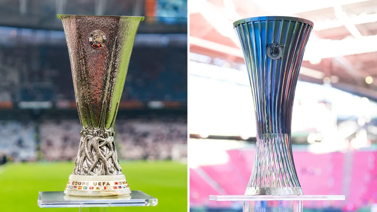 Trofeos de la UEFA Europa League y UEFA Conference League