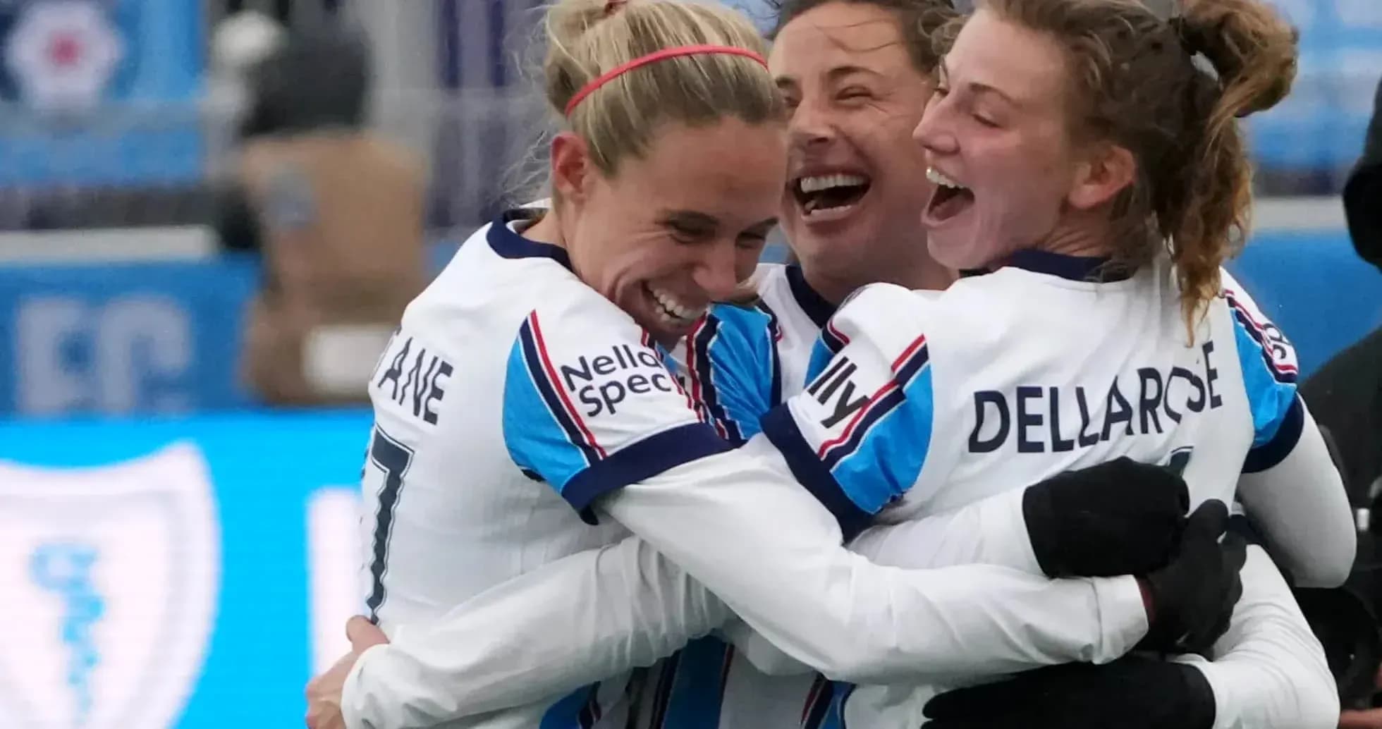 Celebración de jugadoras del Chicago Red Stars
