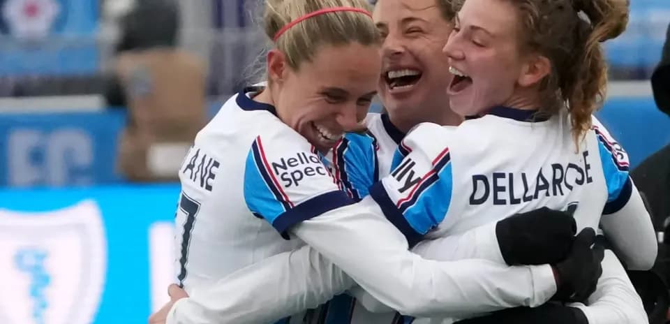 Celebración de jugadoras del Chicago Red Stars