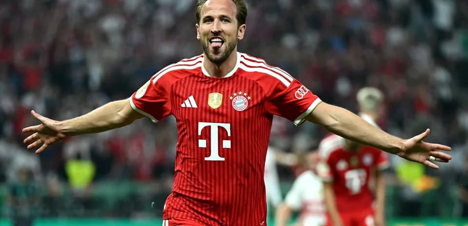 Jugador de Bayern Múnich celebrando un gol