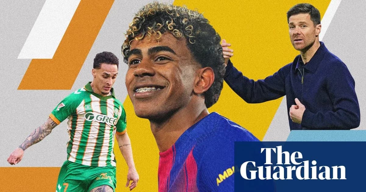 Jugadores de fútbol y entrenador en fondo colorido