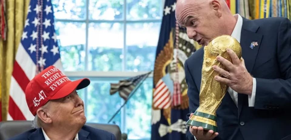 Presentación del trofeo de la Copa del Mundo