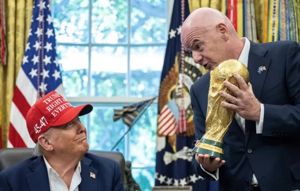 Presentación del trofeo de la Copa del Mundo