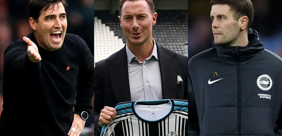 Tres entrenadores en diferentes situaciones deportivas