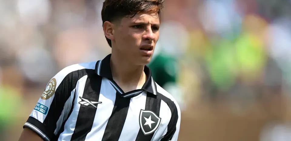 Jugador de Botafogo en el campo durante un partido