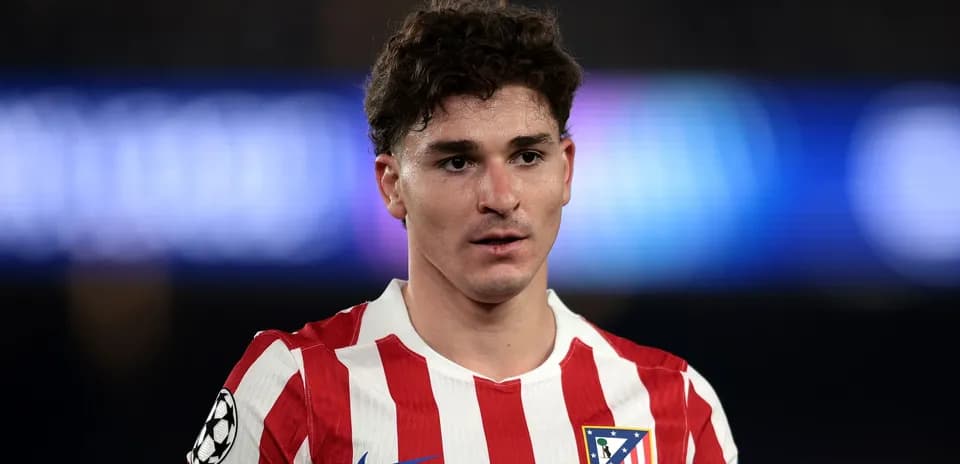 Jugador de Atlético de Madrid en el campo
