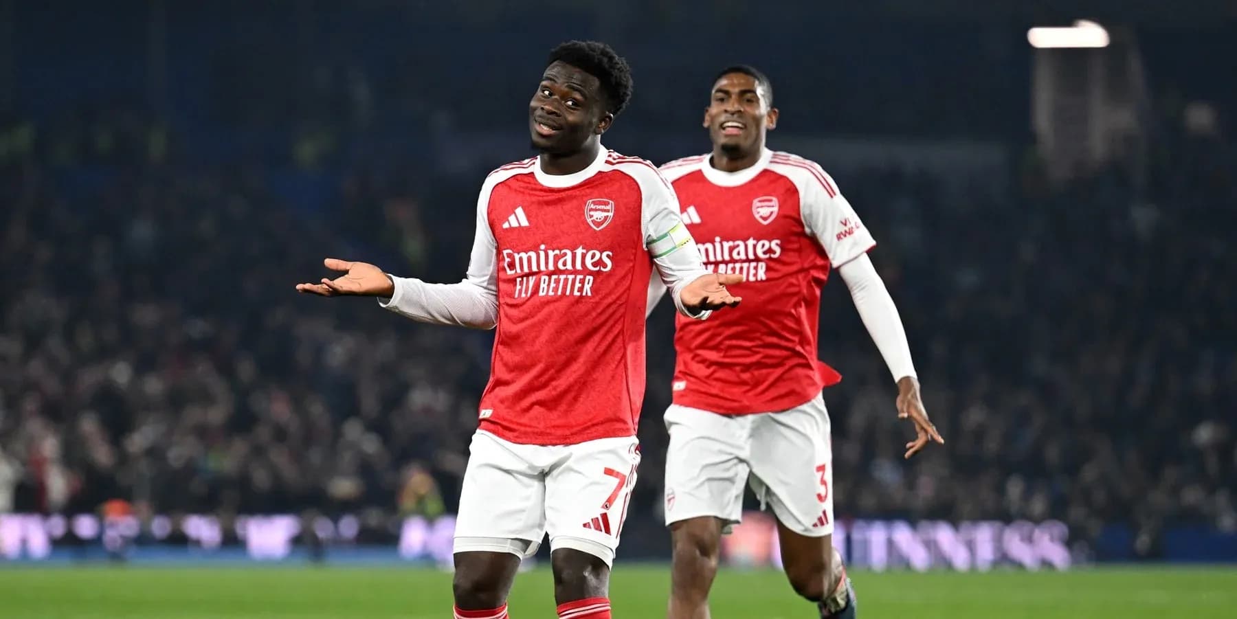 Jugadores del Arsenal celebrando un gol