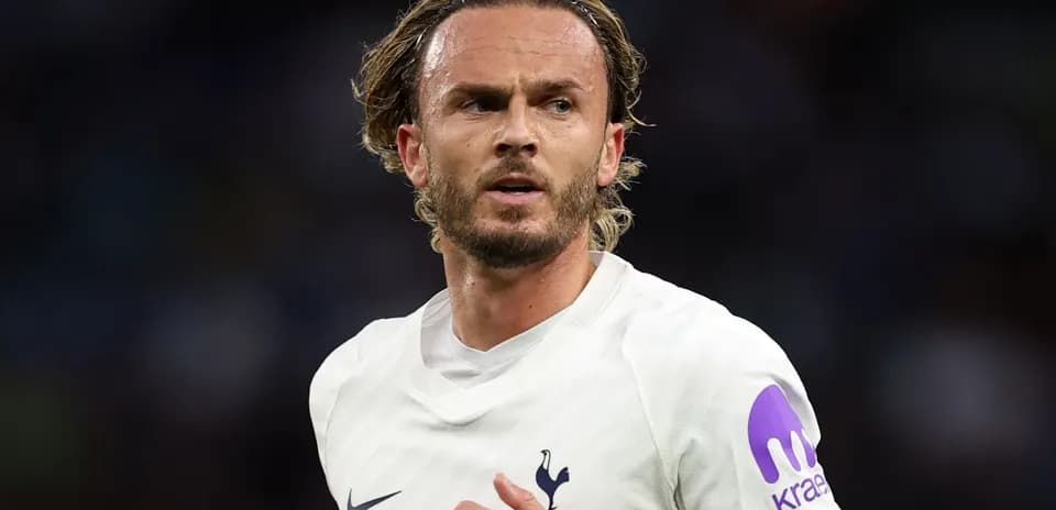 Jugador de Tottenham en acción durante el partido