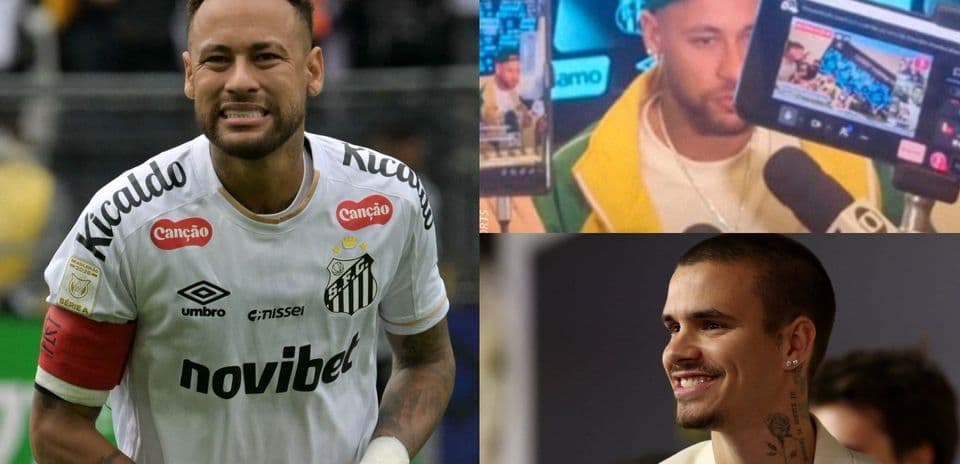 Neymar en acción, conferencia de prensa y retrato de artista