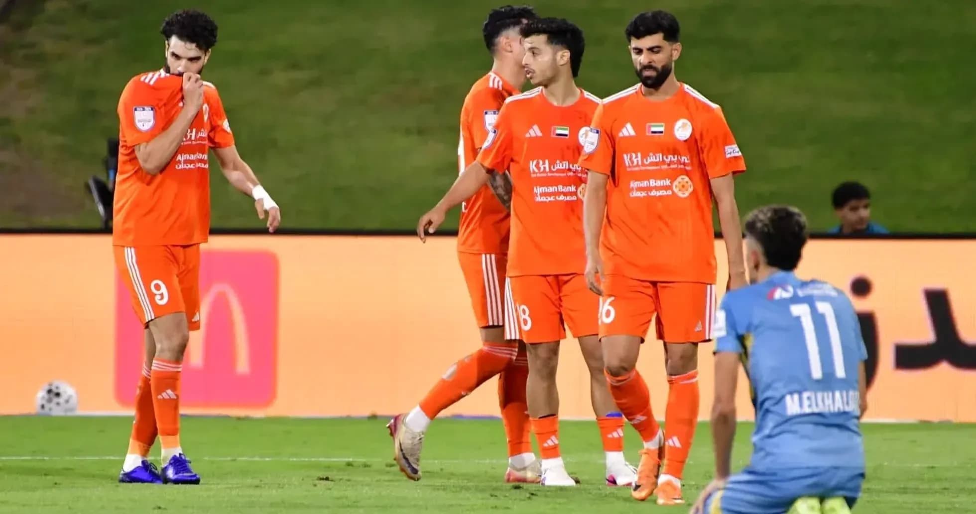Jugadores de Dibba Al Fujairah U23 en el campo