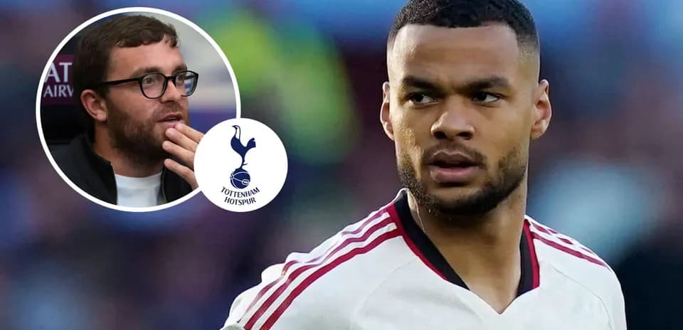 Jugador de fútbol con camiseta de Tottenham Hotspur