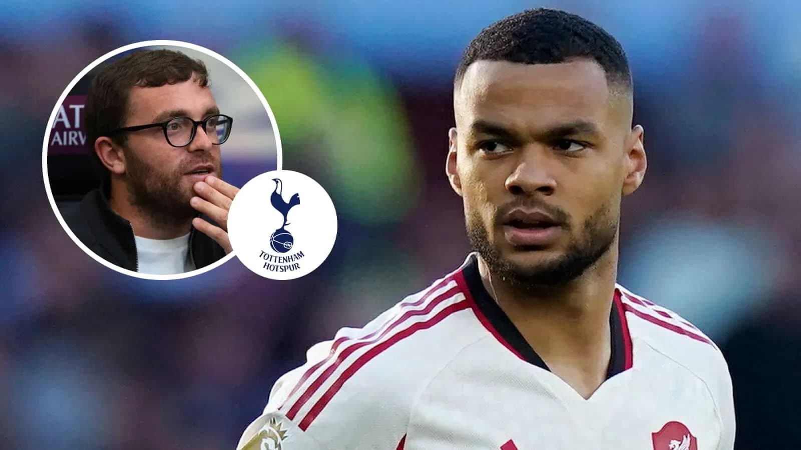 Jugador de fútbol con camiseta de Tottenham Hotspur